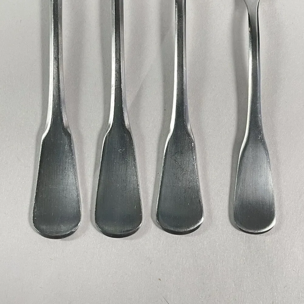 Set of 4 Oneida USA Yankee Clipper Dinner Forks Salad Fork Sugar Spoon Stainless